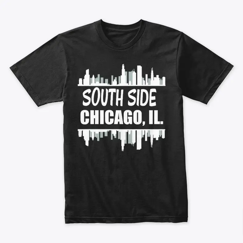 South Side Chicago - White Print