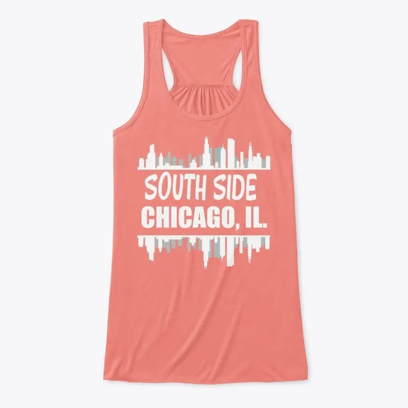 South Side Chicago - White Print