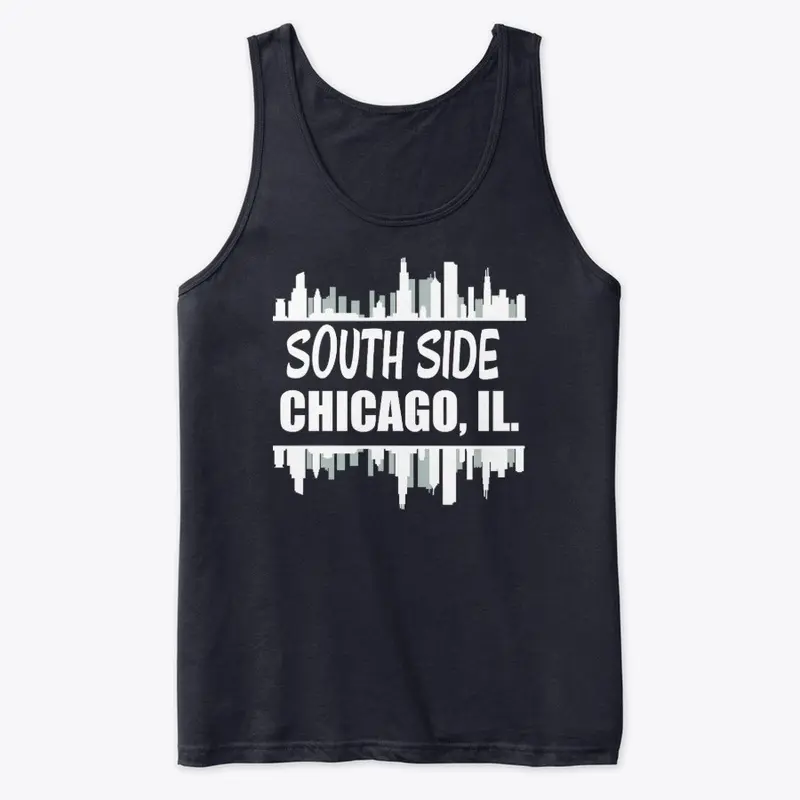 South Side Chicago - White Print