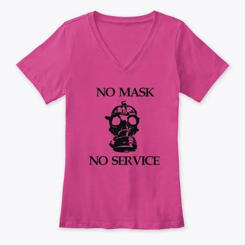 No Mask No Service  - Black Print